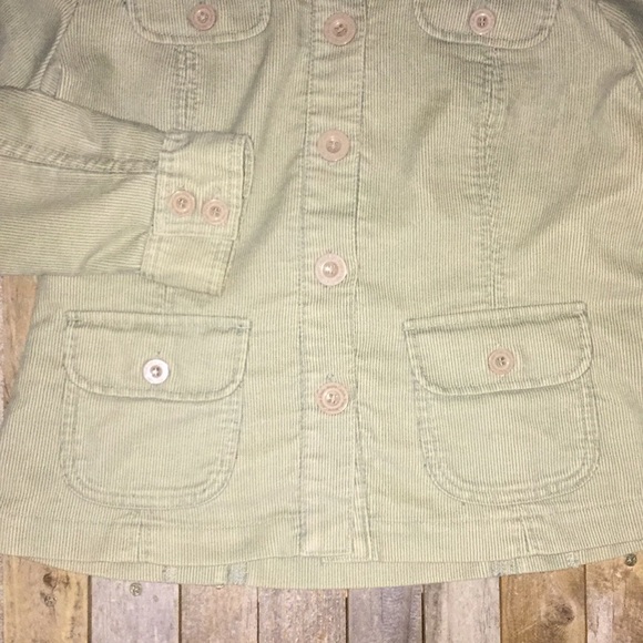 Calvin Klein soft sage green corduroy jacket - Picture 4 of 10